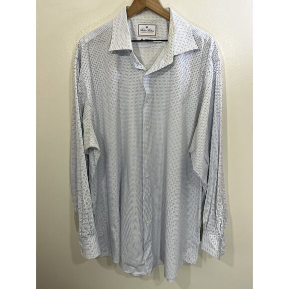 Brooks Brothers Thomas Mason Quiet Luxury Collection Dress Shirt 18.5 Business